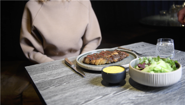 Britannias Entrecote med bearnaise