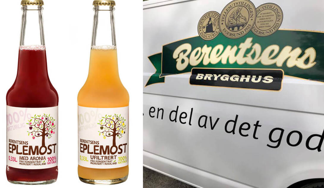 Eplemost fra Berentsens